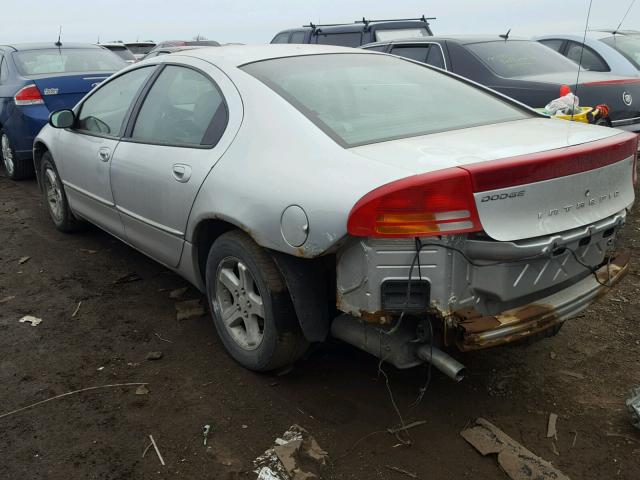 2B3HD56M52H230860 - 2002 DODGE INTREPID E SILVER photo 3