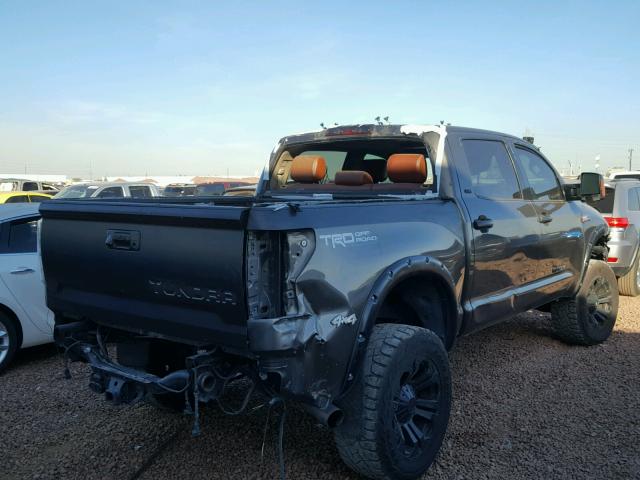 5TFDY5F16BX172261 - 2011 TOYOTA TUNDRA CRE BROWN photo 4