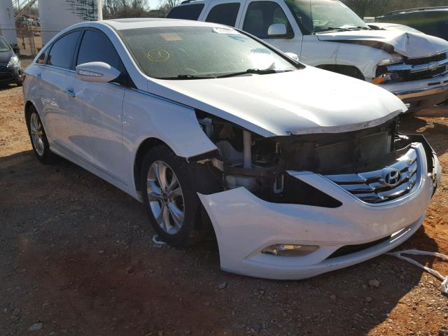 5NPEC4AC7DH532335 - 2013 HYUNDAI SONATA SE WHITE photo 1