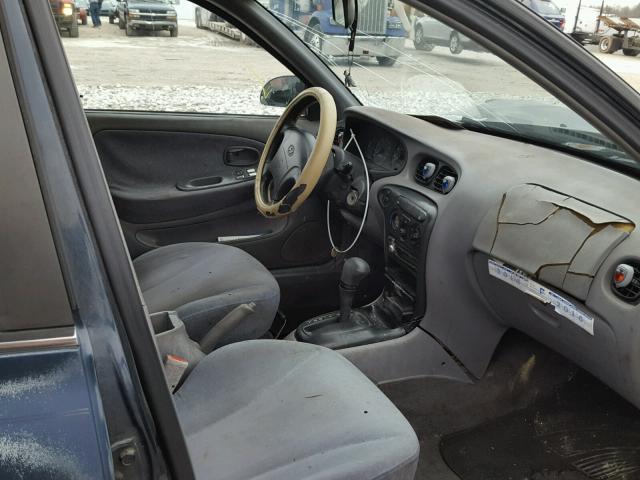 KMHJF35F7YU000580 - 2000 HYUNDAI ELANTRA GL BLUE photo 5