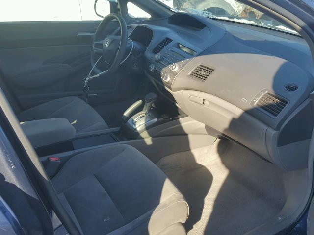 1HGFA16536L120058 - 2006 HONDA CIVIC LX BLUE photo 5