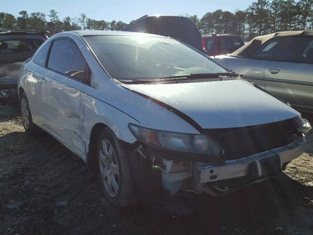 2HGFG12689H534497 - 2009 HONDA CIVIC LX WHITE photo 1