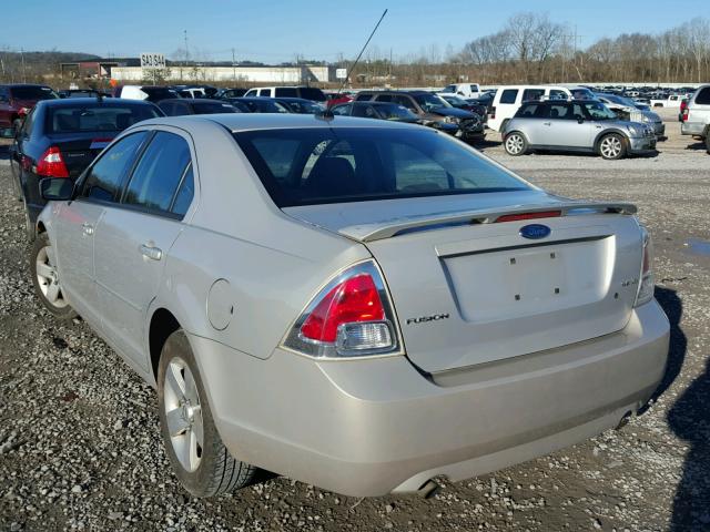 3FAHP07189R139602 - 2009 FORD FUSION SE BEIGE photo 3