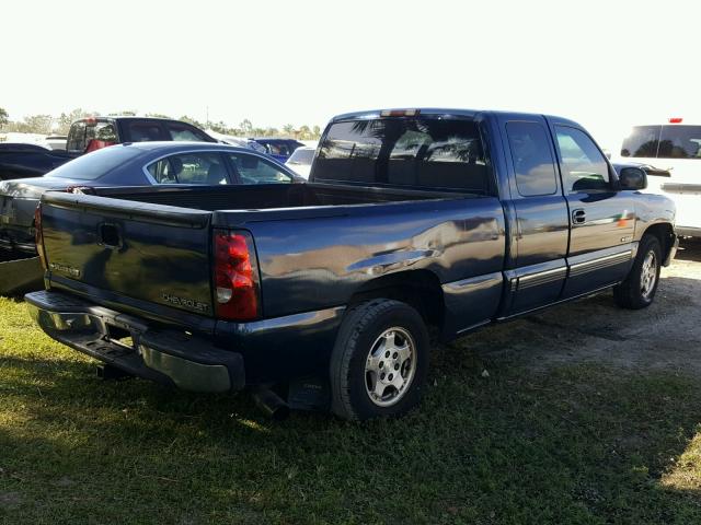 2GCEC19W9Y1326129 - 2000 CHEVROLET SILVERADO BLUE photo 4