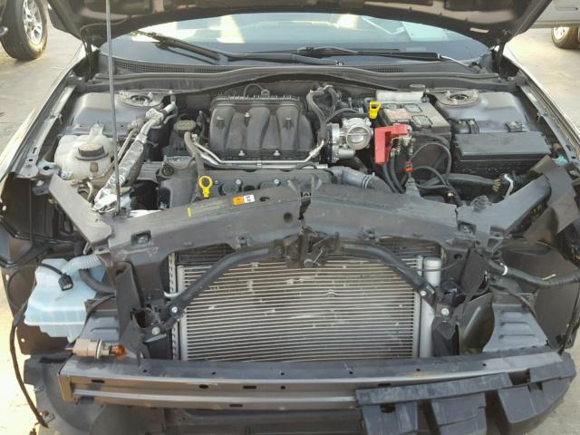 3FAHP0JG0BR233833 - 2011 FORD FUSION SEL GRAY photo 7