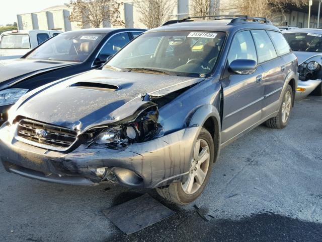 4S4BP68C054337379 - 2005 SUBARU LEGACY OUT BLUE photo 2