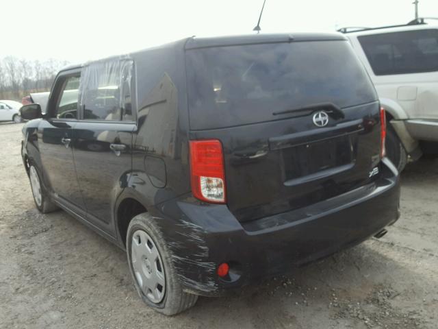 JTLZE4FE3CJ005196 - 2012 TOYOTA SCION XB BLACK photo 3
