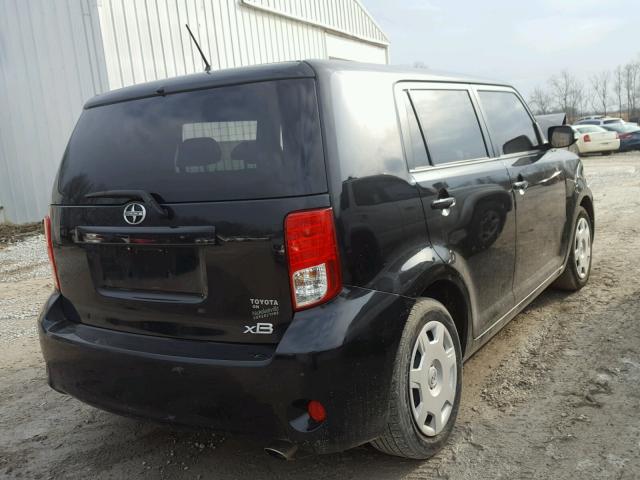JTLZE4FE3CJ005196 - 2012 TOYOTA SCION XB BLACK photo 4