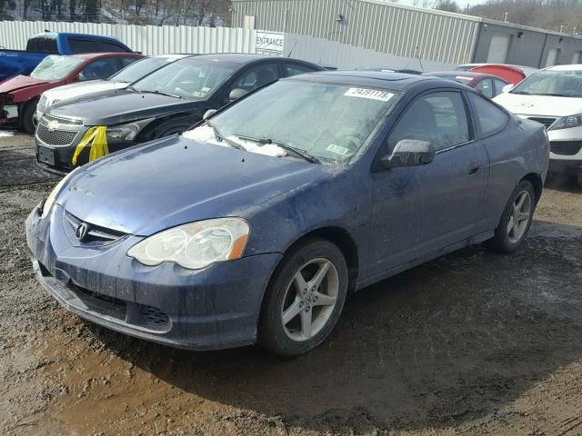 JH4DC53873C008377 - 2003 ACURA RSX BLUE photo 2