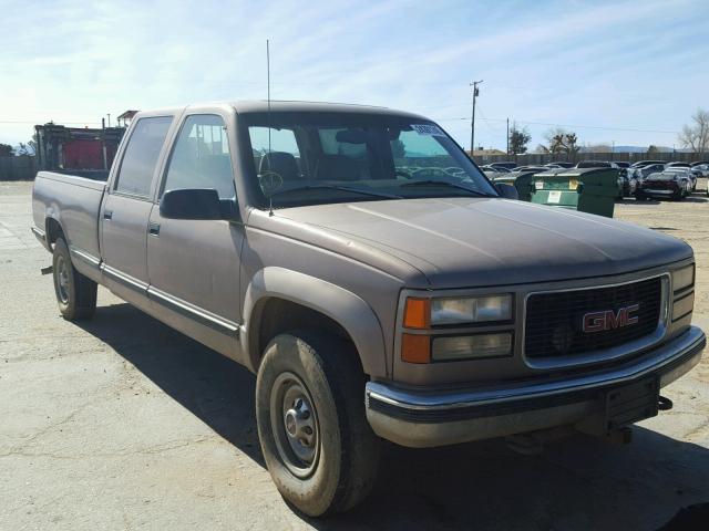 1GTHK33J9VF018066 - 1997 GMC SIERRA K35 BROWN photo 1