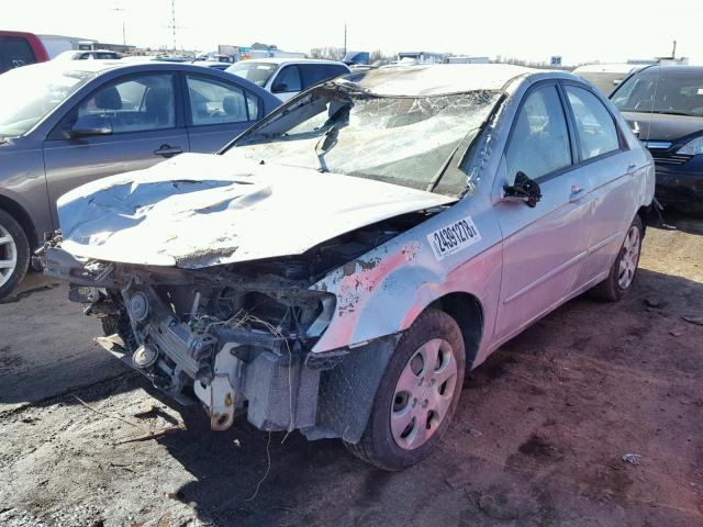 KNAFE121175426216 - 2007 KIA SPECTRA EX SILVER photo 2