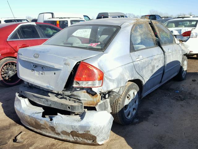 KNAFE121175426216 - 2007 KIA SPECTRA EX SILVER photo 4