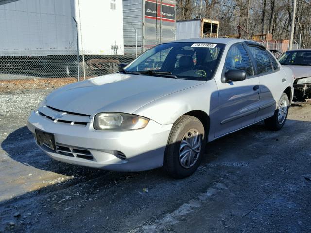 1G1JC52F147332660 - 2004 CHEVROLET CAVALIER SILVER photo 2