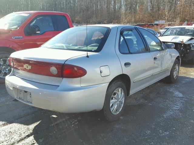 1G1JC52F147332660 - 2004 CHEVROLET CAVALIER SILVER photo 4