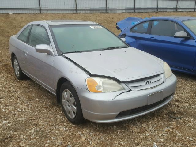 1HGEM229X2L046553 - 2002 HONDA CIVIC EX SILVER photo 1