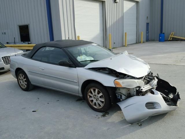 1C3EL75R36N189918 - 2006 CHRYSLER SEBRING GT GRAY photo 1