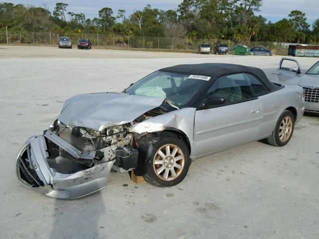 1C3EL75R36N189918 - 2006 CHRYSLER SEBRING GT GRAY photo 2