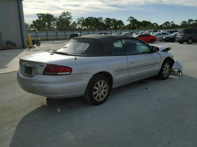 1C3EL75R36N189918 - 2006 CHRYSLER SEBRING GT GRAY photo 4