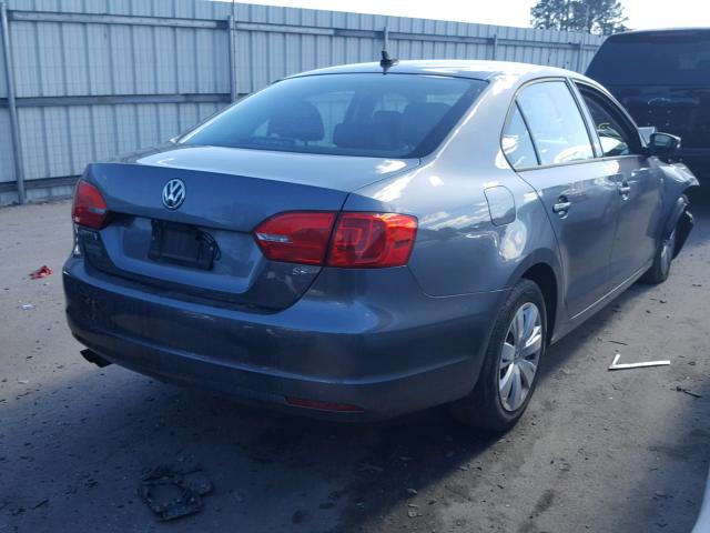 3VWD17AJ1EM239864 - 2014 VOLKSWAGEN JETTA SE GRAY photo 4