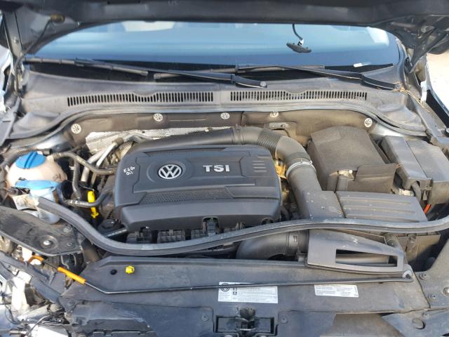 3VWD17AJ1EM239864 - 2014 VOLKSWAGEN JETTA SE GRAY photo 7