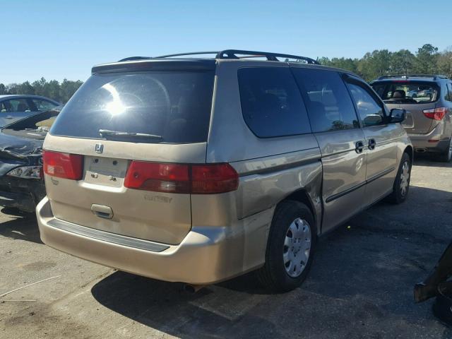 2HKRL1859YH574227 - 2000 HONDA ODYSSEY LX GOLD photo 4