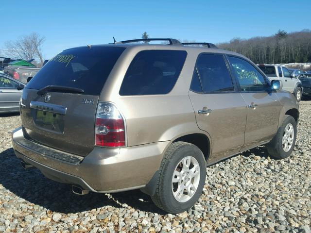 2HNYD18865H522331 - 2005 ACURA MDX TOURIN BROWN photo 4