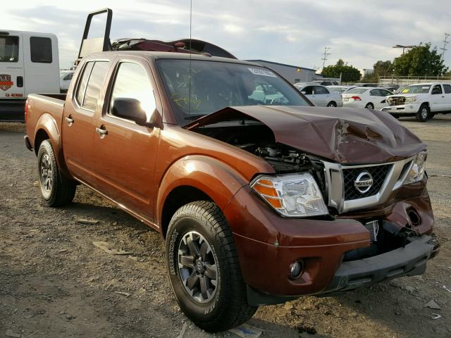 1N6AD0ER4JN707572 - 2018 NISSAN FRONTIER S BROWN photo 1