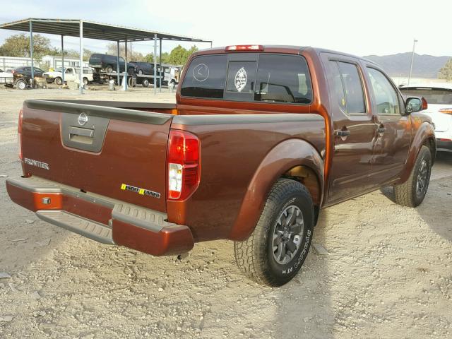 1N6AD0ER4JN707572 - 2018 NISSAN FRONTIER S BROWN photo 4