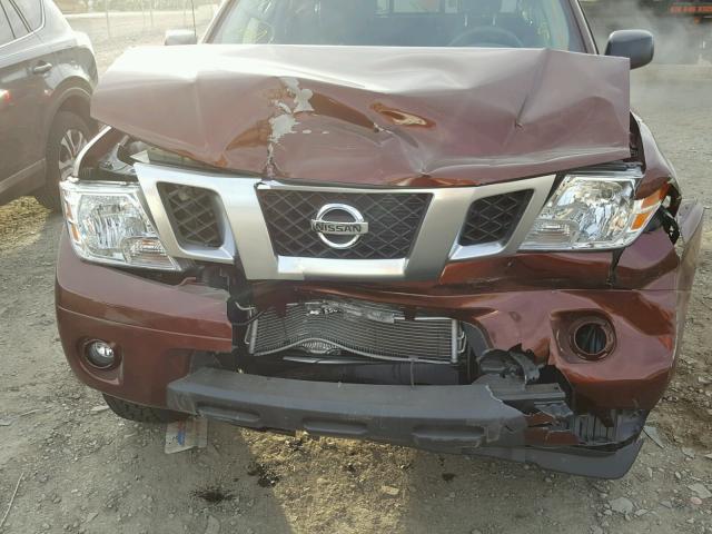 1N6AD0ER4JN707572 - 2018 NISSAN FRONTIER S BROWN photo 7