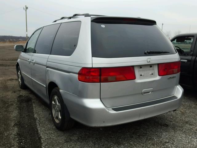 2HKRL18691H599238 - 2001 HONDA ODYSSEY EX SILVER photo 3