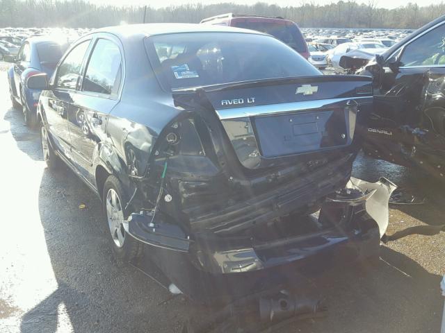 KL1TD5DE3BB183767 - 2011 CHEVROLET AVEO LS GRAY photo 3