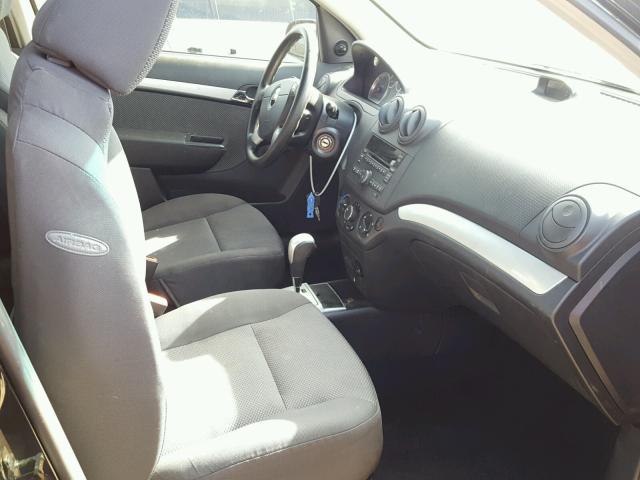 KL1TD5DE3BB183767 - 2011 CHEVROLET AVEO LS GRAY photo 5