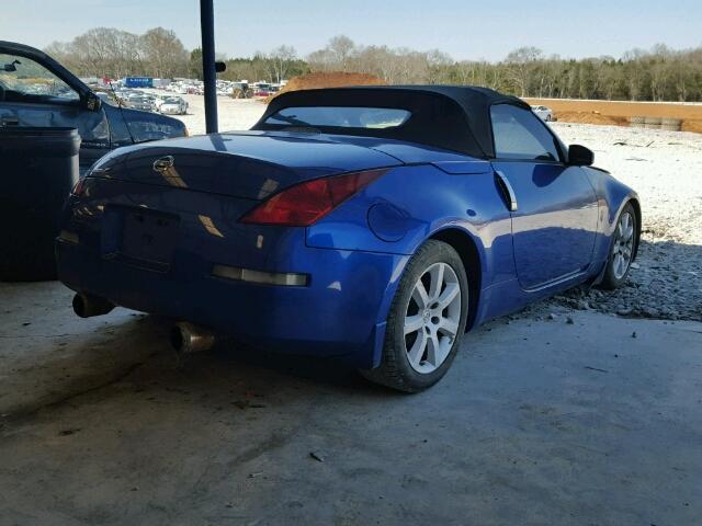 JN1AZ36A45M760124 - 2005 NISSAN 350Z ROADS BLUE photo 4