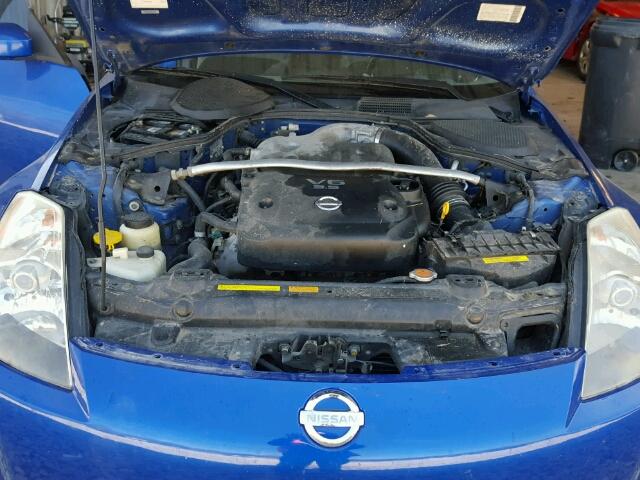 JN1AZ36A45M760124 - 2005 NISSAN 350Z ROADS BLUE photo 7