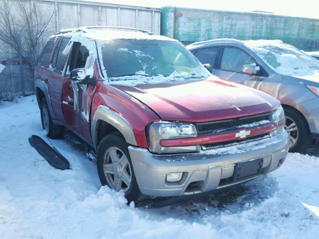 1GNDT13S522204707 - 2002 CHEVROLET TRAILBLAZE RED photo 1