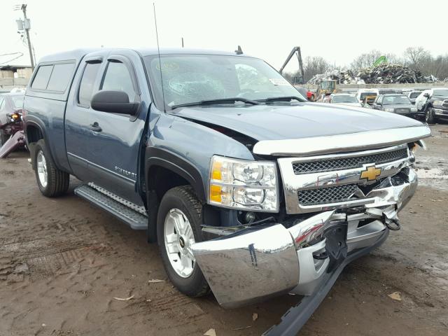 1GCRKSE76CZ342779 - 2012 CHEVROLET SILVERADO BLUE photo 1