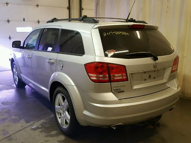 3D4PH5FV4AT173857 - 2010 DODGE JOURNEY SX SILVER photo 3