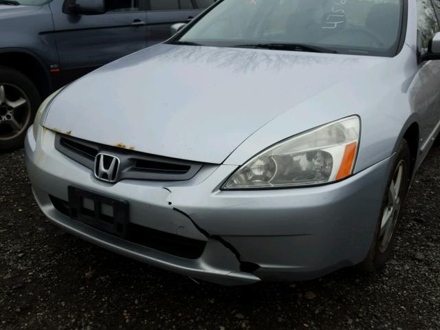 1HGCM56725A000961 - 2005 HONDA ACCORD EX SILVER photo 9