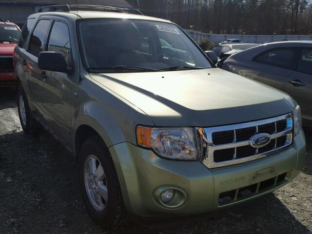 1FMCU03168KC91198 - 2008 FORD ESCAPE XLT GREEN photo 1