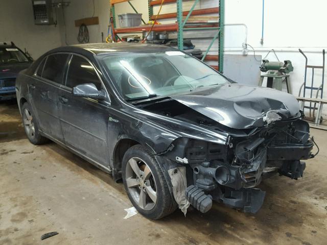 1G1ZF57599F105904 - 2009 CHEVROLET MALIBU HYB BLACK photo 1