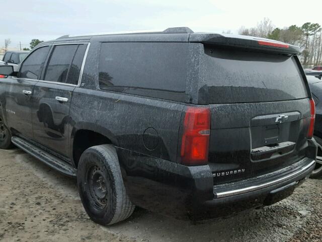 1GNSCJKC8FR236436 - 2015 CHEVROLET SUBURBAN C BLACK photo 3