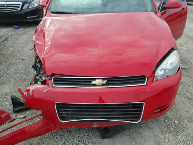 2G1WF5EKXB1115222 - 2011 CHEVROLET IMPALA LS RED photo 7