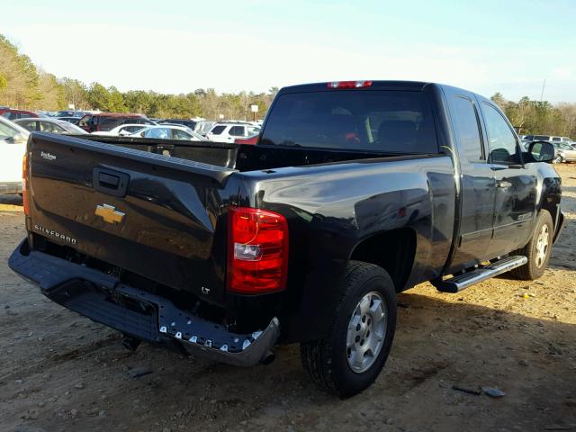 1GCRCSE01CZ324612 - 2012 CHEVROLET SILVERADO BLACK photo 4