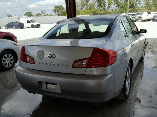 JNKCV51E23M320292 - 2003 INFINITI G35 GRAY photo 4