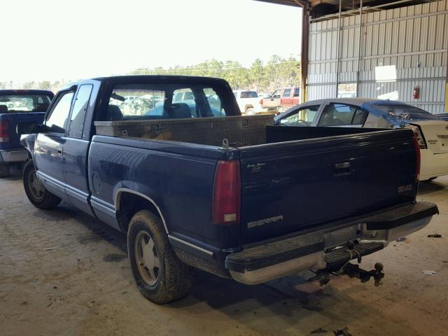 1GTEC19W9WE518677 - 1998 GMC SIERRA C15 BLUE photo 3