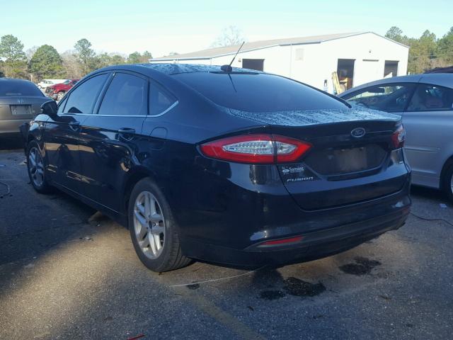 1FA6P0H74F5125141 - 2015 FORD FUSION SE BLACK photo 3