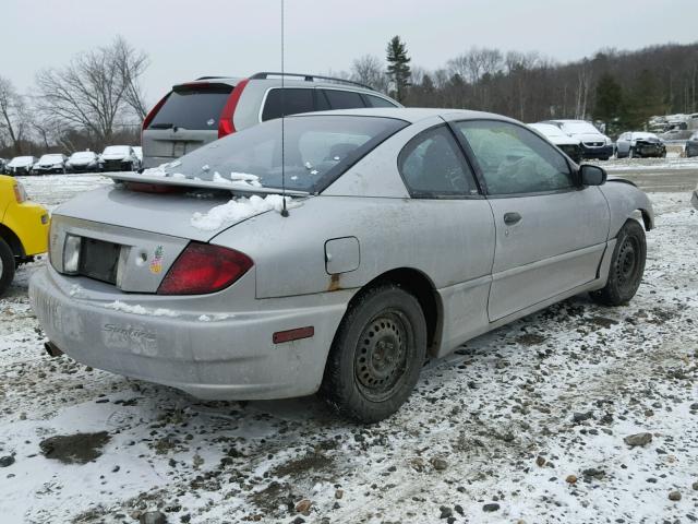 1G2JB12F847210742 - 2004 PONTIAC SUNFIRE GRAY photo 4