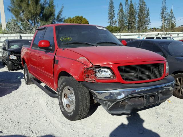 1FTRW07W01KE42590 - 2001 FORD F150 SUPER RED photo 1