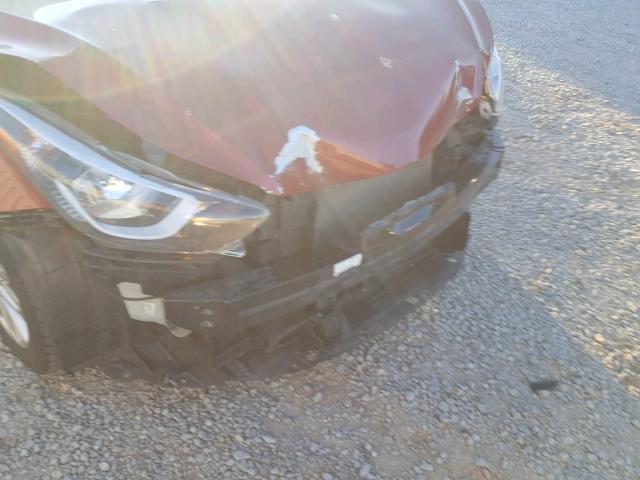 5NPDH4AE2EH532520 - 2014 HYUNDAI ELANTRA SE RED photo 9