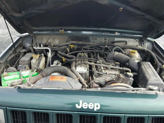 1J4FF68S8XL571840 - 1999 JEEP CHEROKEE S GREEN photo 7